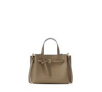 Michael Kors Women's Emilia Small Satchel, Gold-tone Hardware/Pebble Leather/Husk, One Size
