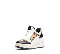 Michael Kors Womens Emmy Wedge Trainer, Marigold, 10