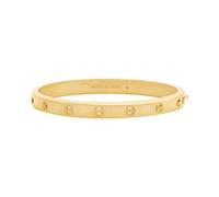 Michael Kors Women's Gold Tone Pavé Logo Bracelet
