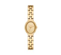 Michael Kors Maude 21mm Women's Gold Tone Oval Bracelet Watch