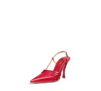 Michael Kors Women's Haisley Sling Pump, Crimson, 8.5