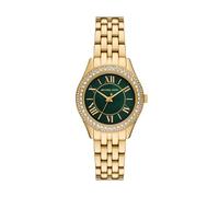 Michael Kors Women's Harlowe Three Hand Gold Tone Stainless Steel Watch