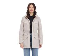 Michael Kors Women's Hooded Anorak Rain Coat and Windreaker, Beige, L