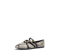 Michael Kors Women's Indy Flex Ballet Flat, Natural, 4 UK