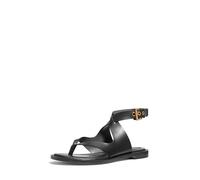 Michael Kors Women's Irene Flat Thong Sandal, Black, 5