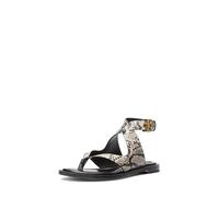 Michael Kors Women's Irene Flat Thong Sandal, Natural, 2 UK