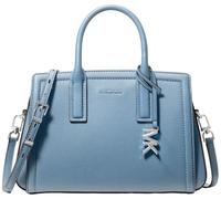 Michael Kors Women's Laila Small Satchel, Silver-tone Hardware/Chambray, One Size