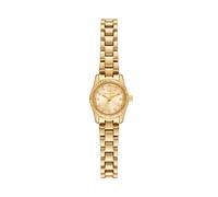 Michael Kors Women's Lexington Three-Hand, Gold-Tone Stainless Steel Watch, MK4862, Gold, Women Gold