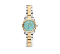 Michael Kors Womens Lexington Three-Hand Two-Tone Stainless Steel Watch, Mk7579 Print