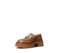Michael Kors Womens Mandy Loafer, Brown/Luggage, 11