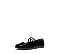 Michael Kors Womens Matilda Flex Ballet Flat, Patent Leather/Black, 5