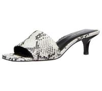 Michael Kors Women's Merriam Kitten Sandal, Aluminum, 8.5