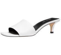 Michael Kors Women's Merriam Kitten Sandal, Optical White, 2.5 UK