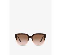 Michael Kors Womens Michael Kors Mk2170U Karlie Square-Frame Acetate Sunglasses Pink