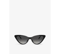 Michael Kors Womens Michael Kors Mk2195U Harbour Island Cat Eye-Frame Acetate Sunglasses Black
