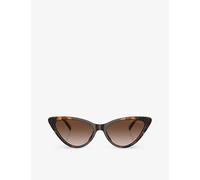 Michael Kors Womens Michael Kors Mk2195U Harbour Island Cat Eye-Frame Acetate Sunglasses Brown