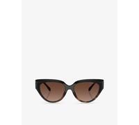 Michael Kors Womens Michael Kors Mk2241U Boca Raton Cat-Eye-Frame Acetate Sunglasses Brown