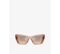 Michael Kors Womens Michael Kors Mk2270U Tokyo Butterfly-Frame Acetate Sunglasses Brown