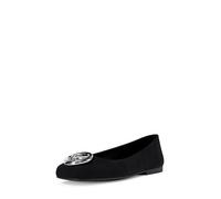 Michael Kors Women's Milan Flex Ballet Flat, Black/Suede, 7 UK
