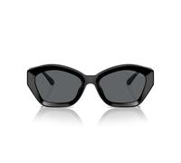 Michael Kors Womens Mk2209u Bel Air Universal Fit Butterfly Sunglasses, Black/Dark Grey Solid, 54mm