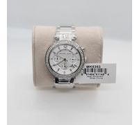 Michael Kors Women's MK5353 Luxury Silver Wrist Chronograph Watch 39mm