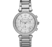 Michael Kors Women's MK5353 Parker Watch With Chronograph Silver Dial