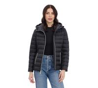 Michael Kors Women's Packable Puffer Jacket, Lightweight Down Alternative Down Alternative Coat, black, XL