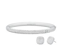 Michael Kors Women's Pavé Bangle and Earring Set