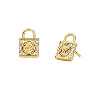 Michael Kors Women's Premium Kors MK Gold-Tone Sterling Silver Stud Earrings, MKC1628AN710