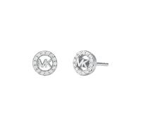 Michael Kors Women's Premium Kors MK Sterling Silver Logo Stud Earrings, MKC1727CZ040