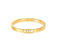 Michael Kors Women's Premium MK Statement Link 14K Gold-Plated Empire Link Bangle Bracelet, MKJ828700710