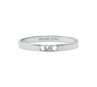 Michael Kors Women's Premium MK Statement Link Platinum-Plated Empire Link Bangle Bracelet, MKJ828700040