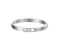 Michael Kors Women's Premium MK Statement Link Platinum-Plated Empire Link Bangle Bracelet, MKJ828700040