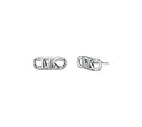 Michael Kors Women's Premium MK Statement Link Sterling Silver Stud Earrings, MKC164300040