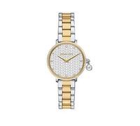 Michael Kors Womens Pyper Two-Hand Two-Tone Stainless Steel Watch, MK7574, Multi, Women Print