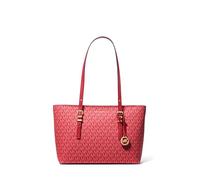 Michael Kors Women's Quinn Medium Tote, Gold-tone Hardware/Crimson, One Size