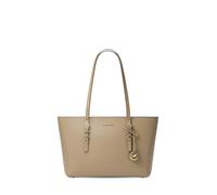 Michael Kors Women's Quinn Medium Tote, Gold-tone Hardware/Pebble Leather/Husk, One Size
