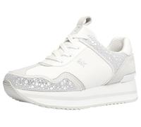 Michael Kors Womens Raina Trainer, Aluminum, 10