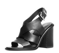 Michael Kors Women's Raven Block Heeled Sandal, Black, 7