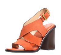 Michael Kors Women's Raven Block Heeled Sandal, Mimosa, 7