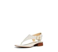 Michael Kors Women's Robyn Flex Thong Flat Sandal, Vanilla, 3 UK