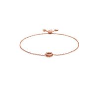 Michael Kors Women's 14ct Rose Gold Plated Sterling Silver Slider Chain Bracelet