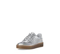 Michael Kors Women's Scotty Lace Up Sneaker, Silver, 3.5 UK