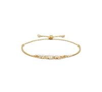 Michael Kors Women's Semi precious with slider closure double chain bracelet