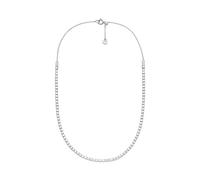 Michael Kors Women's Silver Tone Tennis Necklace