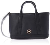 Michael Kors Womens Sm Satchel Handbag, BLACK, Satchel Bag