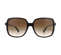Michael Kors Women's 0MK2098U Sunglasses, Dark Havana/Brown Shaded, 56