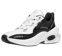 Michael Kors Women's Toni Trainer Sneaker, Black/Opticwht, 7.5 UK