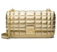 Michael Kors Women's Tribeca Large Convertible Chain Shoulder Bag, Gold-tone Hardware/Pale Gold, One Size