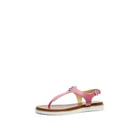 Michael Kors Women's Val Thong Sandal, Saffiano Leather/Rosewood, 5